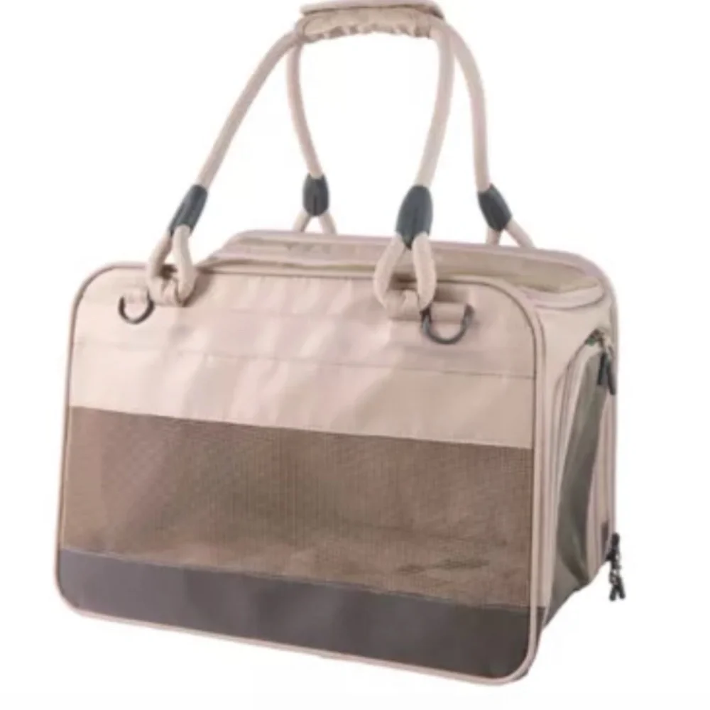 Top Paw Tan Expandable Pet Carrier - For Pets Up To 15 lbs
